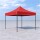 3x3 m Faltpavillon ECONOMY ohne Seitenwände, rot
