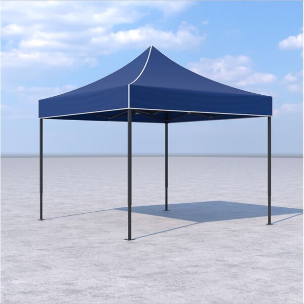 3x3 m Faltpavillon ECONOMY ohne Seitenwände, blau