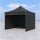 3x3 m Faltpavillon ECONOMY mit 3 Seitenwänden, schwarz