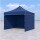 3x3 m Faltpavillon ECONOMY mit 3 Seitenwänden, blau