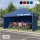 3x4,5 m Faltpavillon ECONOMY mit 3 Seitenwänden, blau
