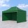 3x4,5 m Faltpavillon ECONOMY mit 3 Seitenwänden, grün