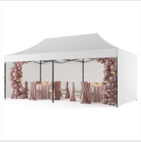 3x6 m Faltpavillon ECONOMY mit 3 Seitenwänden,...