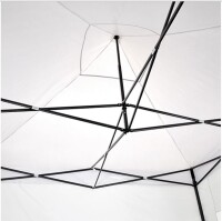 3x6 m Faltpavillon ECONOMY mit 3 Seitenwänden, beige