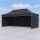 3x6 m Faltpavillon ECONOMY mit 3 Seitenwänden, schwarz