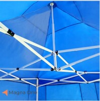 3x3 m Faltpavillon PREMIUM mit 4 Seitenwänden, weiß