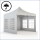 3x3 m Faltpavillon PREMIUM mit 4 Seitenwänden, weiß