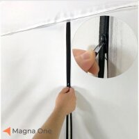 3x3 m Faltpavillon PREMIUM mit 4 Seitenwänden, beige