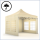 3x3 m Faltpavillon PREMIUM mit 4 Seitenwänden, beige