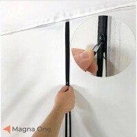 3x3 m Faltpavillon PREMIUM mit 4 Seitenwänden, blau