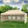 3x6 m Faltpavillon PREMIUM mit 4 Seitenwänden, beige