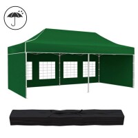 3x6 m Faltpavillon PREMIUM mit 4 Seitenwänden,...
