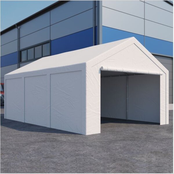 4x6 m Lagerzelt SMART PE, weiß