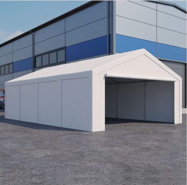 4x8 m Lagerzelt SMART PE, weiß
