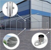 4x8 m Lagerzelt SMART PE, weiß