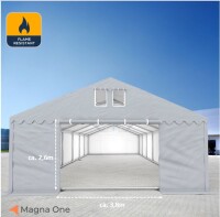 6x12 m  Lagerzelt PROFESSIONAL PLUS, grau
