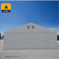 6x12 m  Lagerzelt PROFESSIONAL PLUS, grau