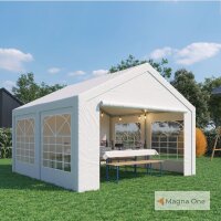 3x4 m Partyzelt SMART PE, weiß