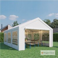 3x6 m Partyzelt SMART PE, weiß