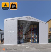 8x12 m H: 5m Zelthalle GOLIATH,  grau