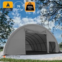 9,15x12 m H: 4,5m Rundbogenhalle, grau