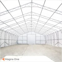 15x30 m H: 7,3m Zelthalle STAHLBERG, weiß