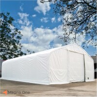 15x30 m H: 7,3m Zelthalle STAHLBERG, weiß