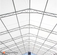 15x30 m H: 7,3m Zelthalle STAHLBERG, weiß