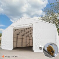 15x30 m H: 7,3m Zelthalle STAHLBERG, weiß