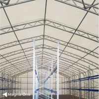 15x30 m H: 7,3m Zelthalle STAHLBERG, weiß