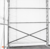 15x30 m H: 7,3m Zelthalle STAHLBERG, weiß