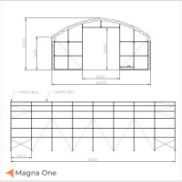 12x20 m H: 6,4m Zelthalle STAHLBERG, weiß