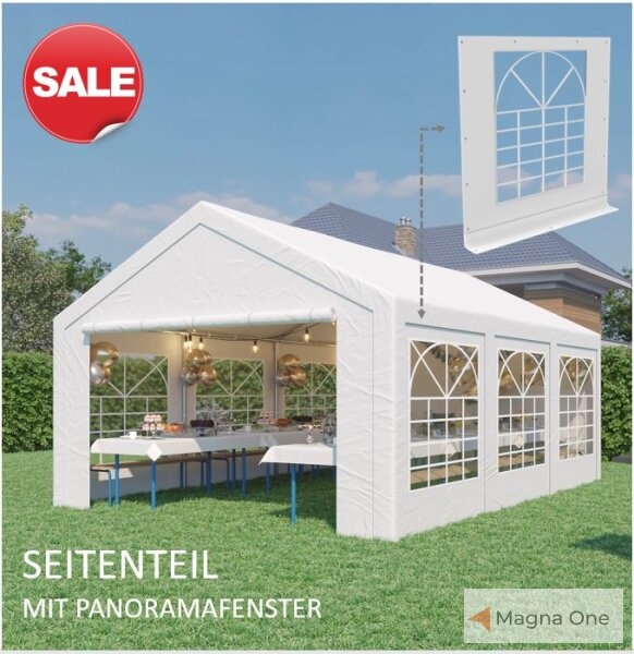2x2 m Seitenteil SMART PE mit Panoramafenster