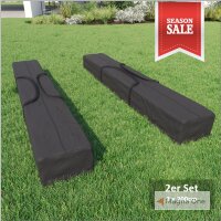 2er Taschenset, 1x Quader 1x Lang, schwarz