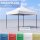3x3 m ERSATZDACH für Faltpavillon, weiß