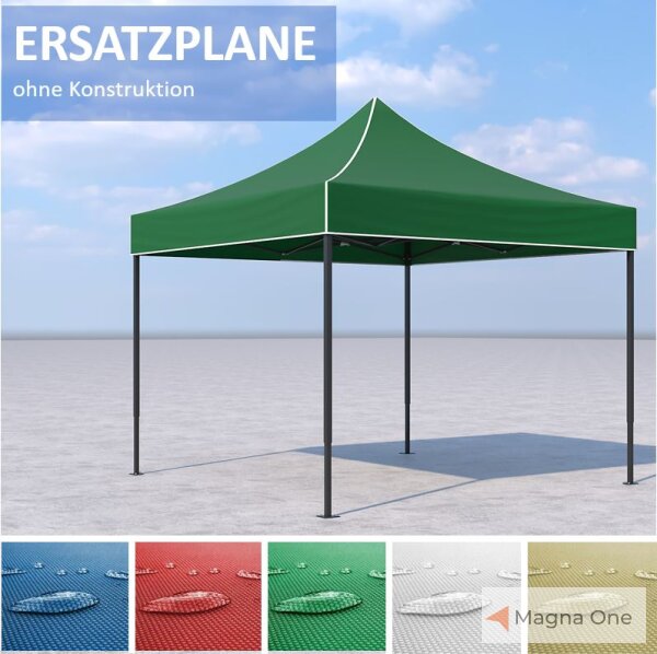 3x3 m ERSATZDACH für Faltpavillon, grün