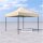 3x3 m Faltpavillon ECONOMY ohne Seitenwände, beige, mit Bedruckung