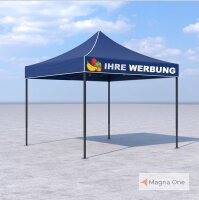 3x3 m Faltpavillon ECONOMY ohne Seitenwände, blau,...