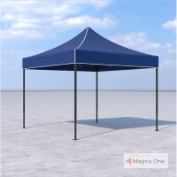 3x3 m Faltpavillon ECONOMY ohne Seitenwände, blau,...