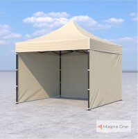 3x3 m Faltpavillon ECONOMY mit 3 Seitenwänden,...