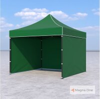 3x3 m Faltpavillon ECONOMY mit 3 Seitenwänden,...