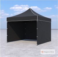 3x3 m Faltpavillon ECONOMY mit 3 Seitenwänden,...