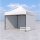 3x3 m Faltpavillon ECONOMY mit 3 Seitenwänden, weiß, mit Bedruckung