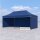 3x6 m Faltpavillon ECONOMY mit 3 Seitenwänden, blau, mit Bedruckung