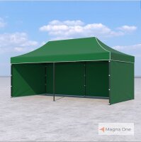 3x6 m Faltpavillon ECONOMY mit 3 Seitenwänden,...