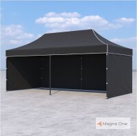 3x6 m Faltpavillon ECONOMY mit 3 Seitenwänden,...