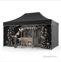 3x4,5 m Faltpavillon ECONOMY mit 3 Seitenwänden,...