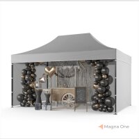 3x4,5 m Faltpavillon ECONOMY mit 3 Seitenwänden,...