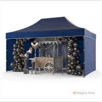 3x4,5 m Faltpavillon ECONOMY mit 3 Seitenwänden,...