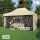 3x4,5 m Faltpavillon ECONOMY mit 3 Seitenwänden, blau, mit Bedruckung